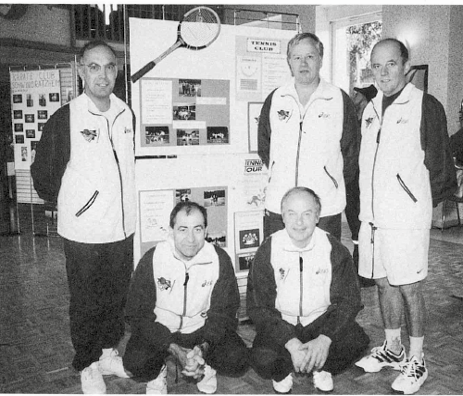 Tennis : quelques membres fondateurs lors de l’inauguration du centre culturel  Jean-Paul Kister – Joseph Osswald – Gérard Gluck – Claude Weiss
